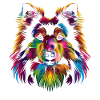 Shetland Sheepdogs Dog Popart