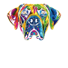 Rhodesian Ridgeback Dog Popart