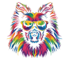 Shetland Sheepdogs Dog Sunglasses Popart