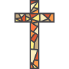 Croix en vitrail