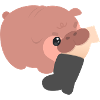 Moo Deng Pygmy Hippo Bite