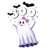 Halloween Ghost. Boo
