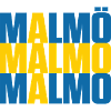 Malmö Suède Drapeau