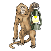 Monkey Lantern