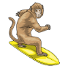 Planche de surf Monkey Surfer