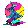 Witch Witches Halloween 90s Vaporwave