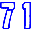 71 Symbole numérique