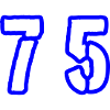 75 Number Symbol