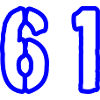 61 Symbole numérique
