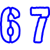 67 Number Symbol