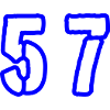 57 Number Symbol