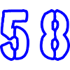 58 Number Symbol