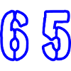 65 Number Symbol