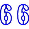 66 Number Symbol