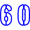 60 Number Symbol