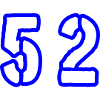 52 Symbole numérique