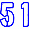51 Number Symbol