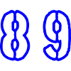 89 Number Symbol