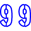 99 Number Symbol