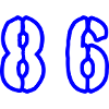 86 Number Symbol