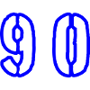 90 Number Symbol