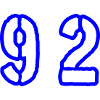 92 Number Symbol