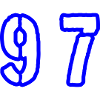 97 Number Symbol