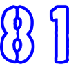 81 Number Symbol