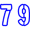 79 Number Symbol