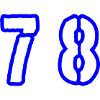 78 Symbole numérique