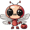 Libellule Halloween Zombie
