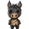 Donkey Halloween Zombie