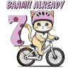KATZE FAHRRAD BAAM!! ALREADY SIEBEN