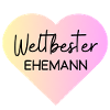Weltbester Ehemann! Herz, personalisierbar