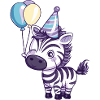 Zebra Birthday Comic