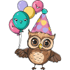 Owl Birthday Comic