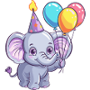 Elephant Birthday Comic