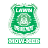Lawn mower mowing