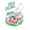 Lawn mower mowing