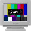 CRT design -No signal (bands)