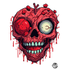 Zombi Skull Heart