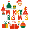 Design vibrant de joyeux Noël