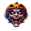 Funny Halloween Pumpkin Face