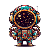 Funky astronaut