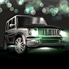 Cool green car picture