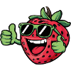 Festa fragola costume per ragazzi e ragazze