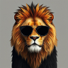 Lion stylé