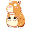 Mignon hamster toiletteur rongeur