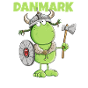 Funny Frog Viking Denmark Scandinavia