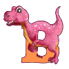 B - DINOSAUR, customizable